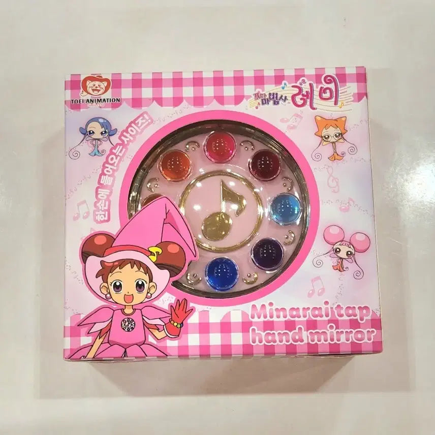 [BUNJANG] Ojamajo Doremi Apprentice Tap Hand Mirror / 꼬마마법사 레미 견습탭 손거울 미러 오쟈마녀 도레미