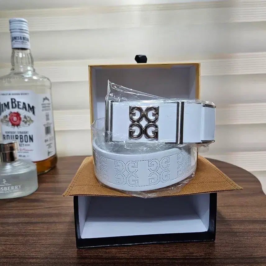 [BUNJANG] G/FORE Leather Automatic Golf Belt Box Set / 지포어 가죽 골프 자동벨트 박스포함 제품
