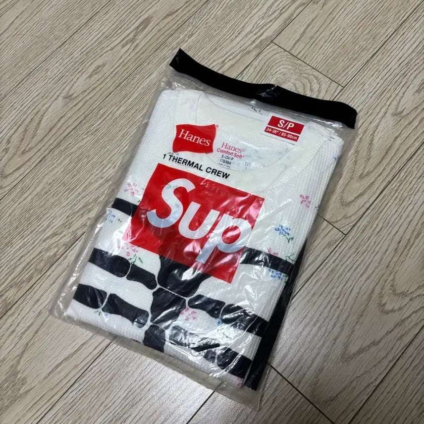 [BUNJANG] Supreme Heins Bones Thermal Crew Floral / 슈프림 헤인즈 본즈 써멀 크루 플로럴