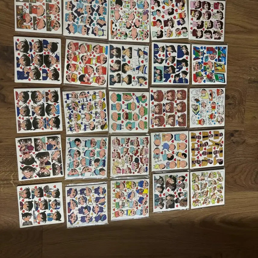 [BUNJANG] Animation Sticker Art Set - 106 Designs + Freebies / [급처] 애니 인스 스티커 도안 106종 + 덤 일괄 처분