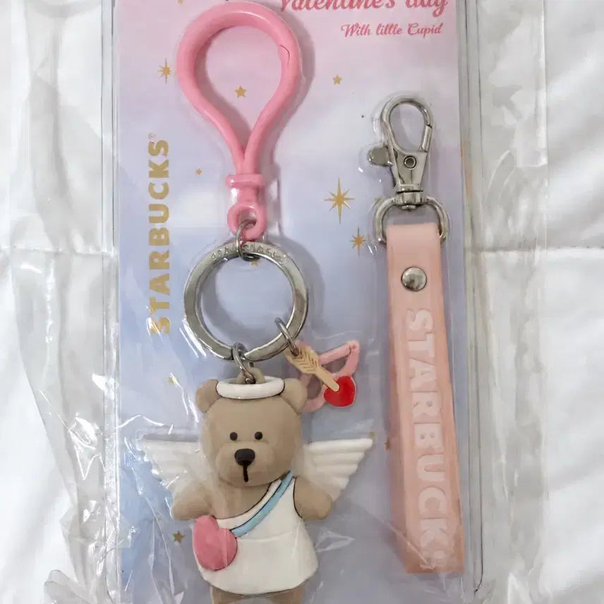 [BUNJANG] Starbucks Valentine's Day Limited Edition Bear Keyring / 스타벅스 발렌타인데이 한정판 곰돌이 키링