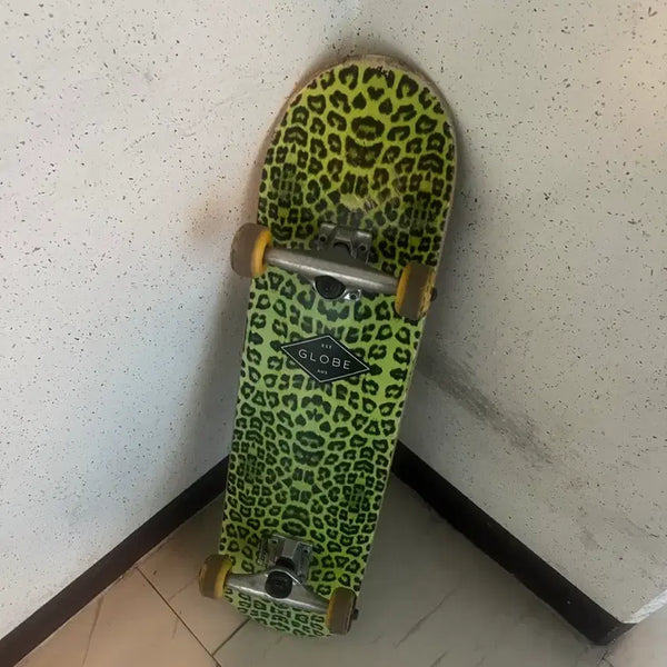 [BUNJANG] Globe Skateboard Leopard Print / 글로보 스케이트보드 레오파드 무늬