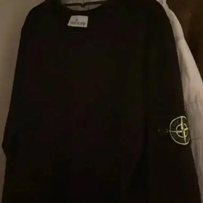 [BUNJANG] Stone Island Sweatshirt Black / 스톤아일랜드 맨투맨
