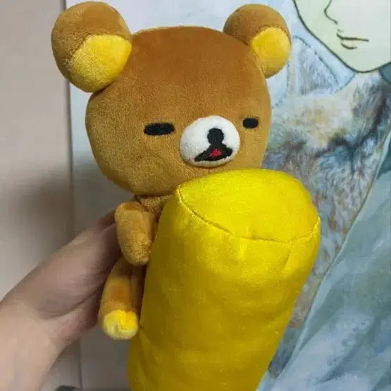 [BUNJANG] Classic Sleeping Rilakkuma Pillow Cushion / 고전 잠자는 리락쿠마 베개 쿠션 낮잠 인형 쿠션 누이