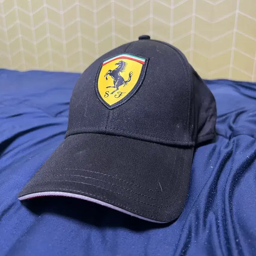 [BUNJANG] Ferrari Black Cap OSFA / 페라리 볼캡 블랙 OSFA