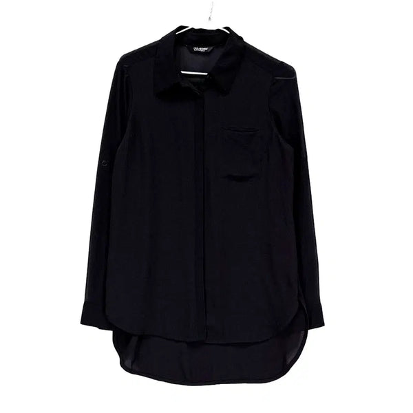 [BUNJANG] Juke Black Chic Shirt Blouse (Size 85) / 쥬크 85 시크한 셔츠블라우스 블랙 03173