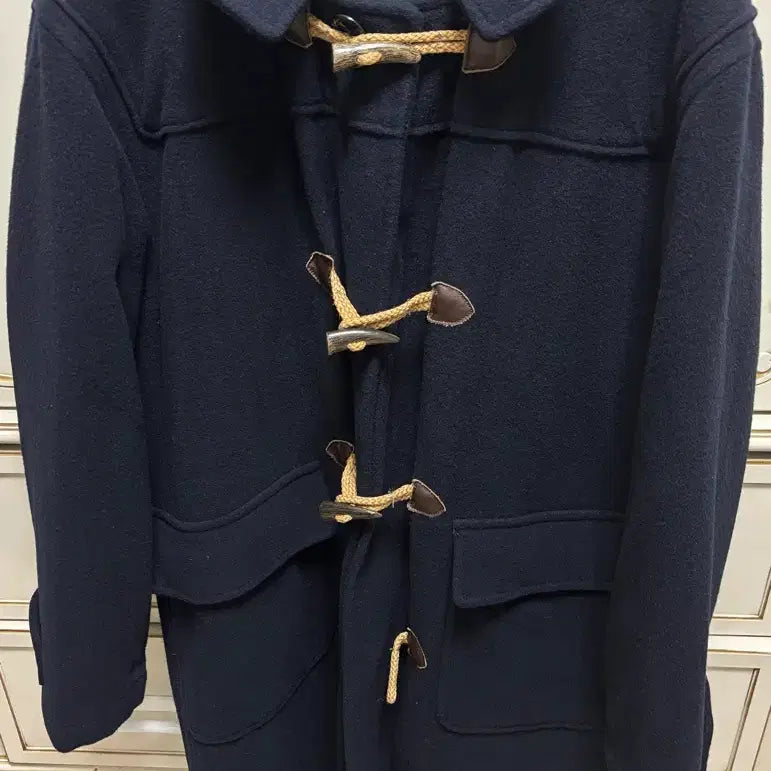 [BUNJANG] Lacoste Duffle Coat (Navy, XL) / 라코스테 더플코트(떡볶이코트) 팝니다(XL사이즈감)