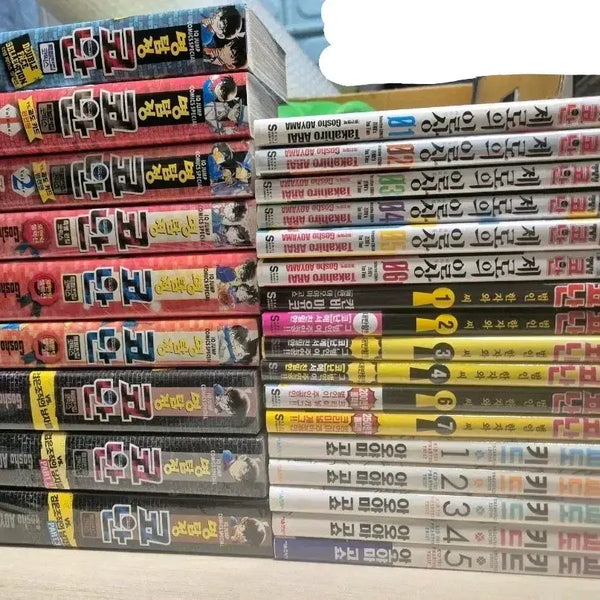 [BUNJANG] Detective Conan Various Series Bundle (Sealed) / 미개봉 명탐정코난 만화책 판매목록일괄 로맨틱셀렉션 검은조직 제로 한자와씨 초판