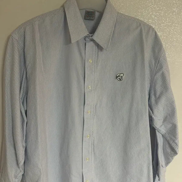 [BUNJANG] E.Field Stripe Shirt / 이벳필드 스트라이프 셔츠
