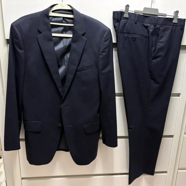 [BUNJANG] SIEG Men's Wool Suit Set-up Navy / 지이크 남성 울 정장 셋업 네이비