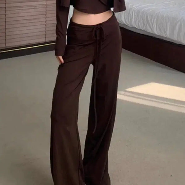 [BUNJANG] Doux Vie Mellow Pants Brown / 두위씨 멜로우팬츠 브라운