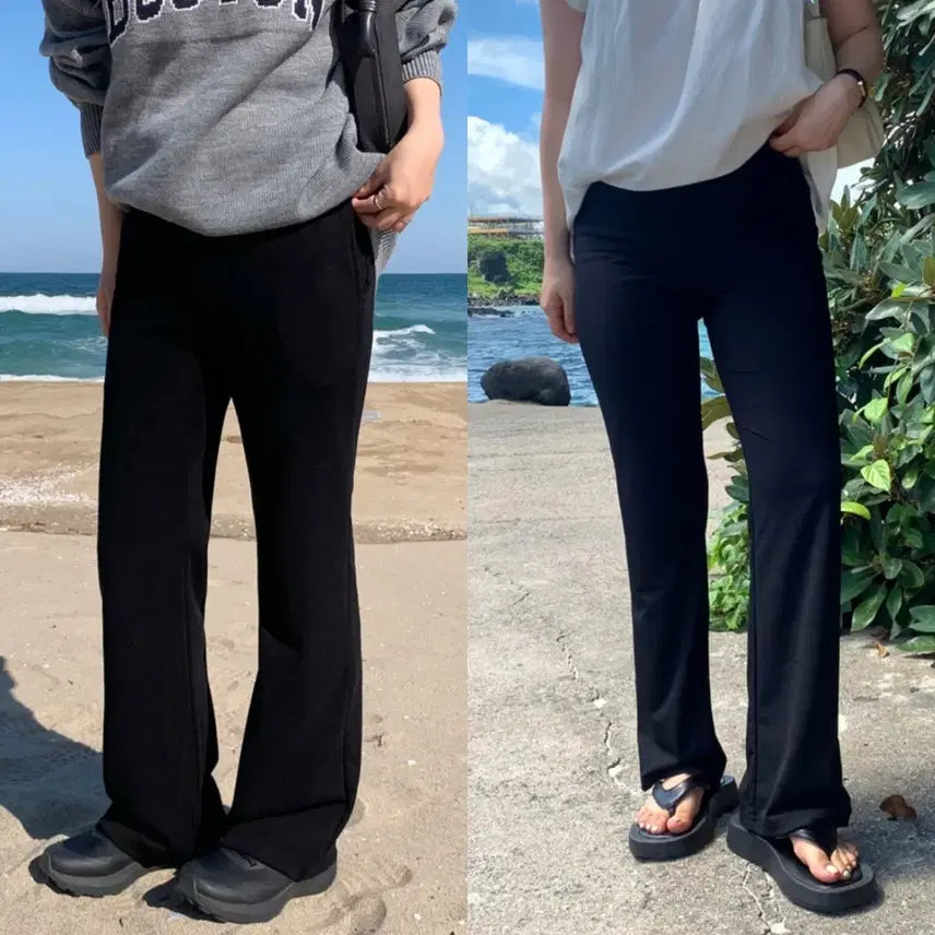 [BUNJANG] Withyun Bootcut Banding Pants Bundle Set / 위드윤 부츠컷 밴딩 팬츠 일괄 판매