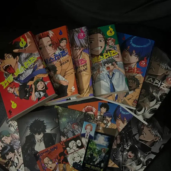 [BUNJANG] Phantom Buster Vol. 1-6 First Edition Comic Set / 팬텀버스터즈 만화책1~6, 초판, 특전 굿즈