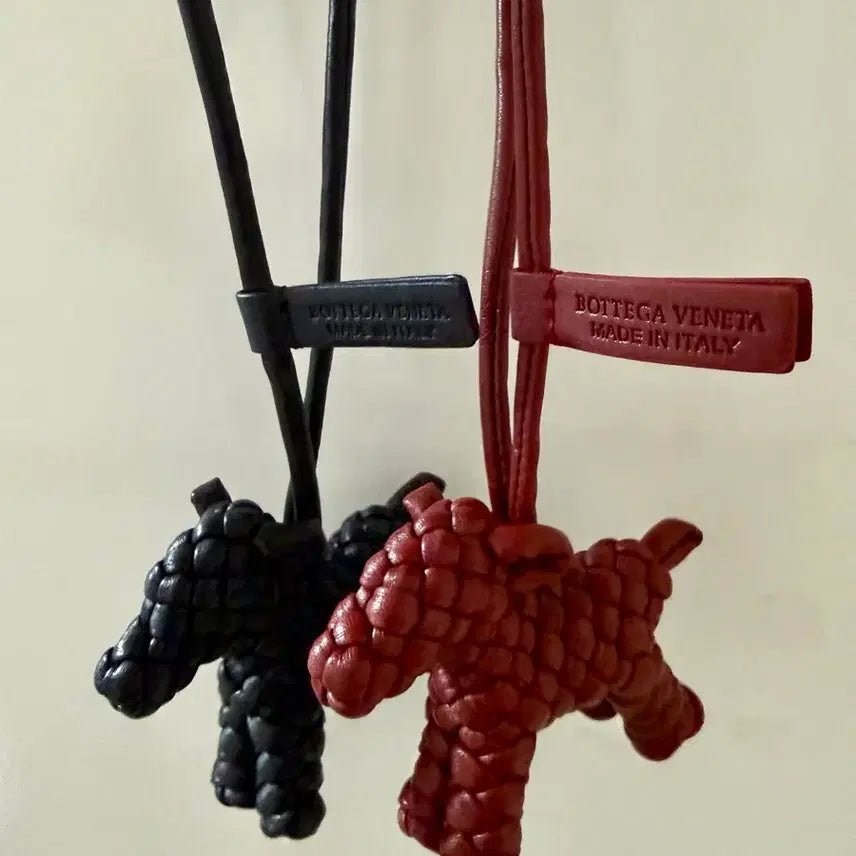 [BUNJANG] Handmade Leather Dog Bag Charm Keychain / [새상품/최저가] 수제 가죽 강아지 가방 백참 키링