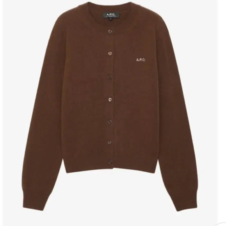 [BUNJANG] A.P.C. Cardigan Brown S / [영수증,정품,택보유]A.P.C. 아페쎄 가디건 브라운 s
