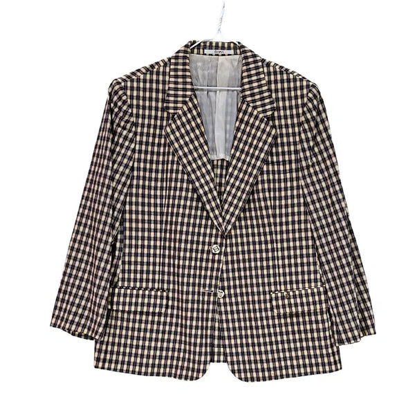 [BUNJANG] Daks 100 Classic Old School Check Wool Jacket / 닥스 100 클래식한 자켓 올드스쿨 체크 03215