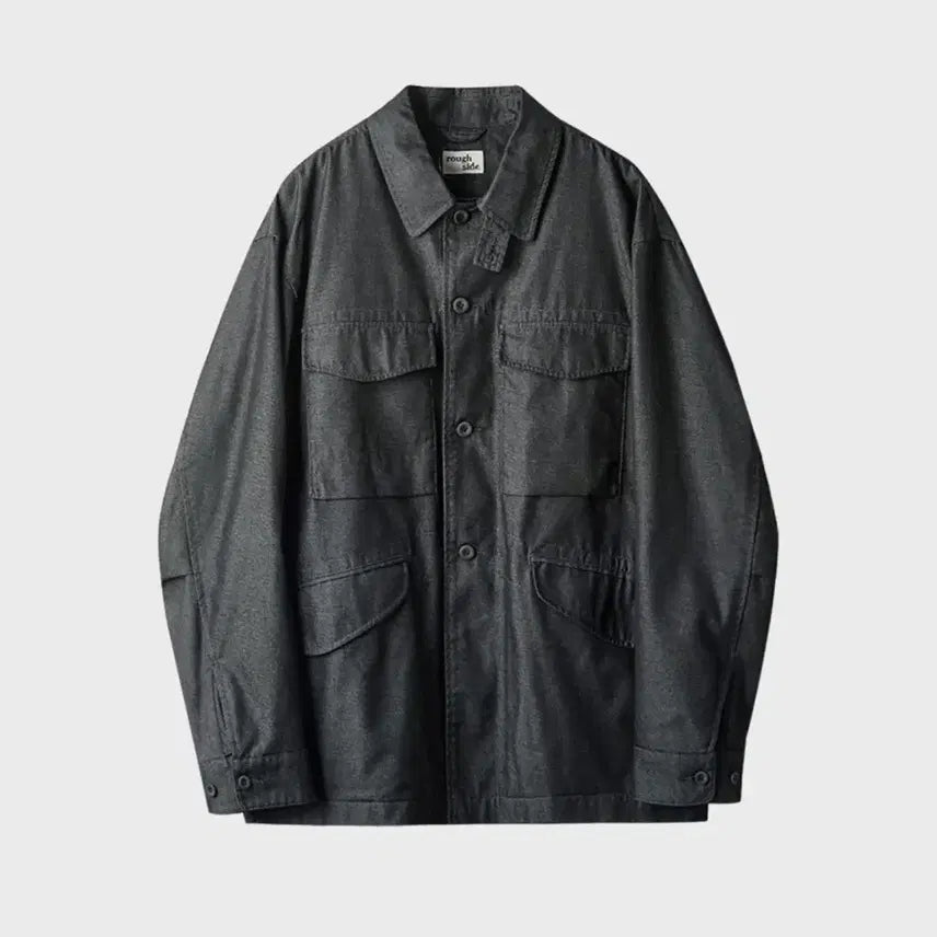 [BUNJANG] Roughside BDU Jacket Black Denim / [2사이즈] 러프사이드 BDU Jacket Black Denim 팝니다.