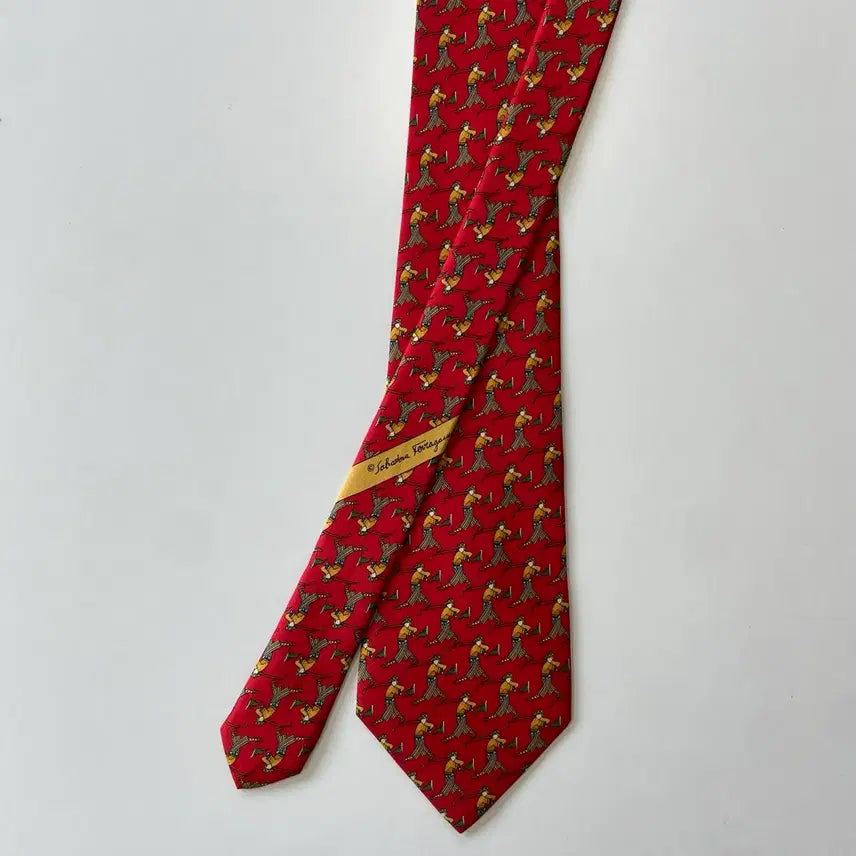 [BUNJANG] Salvatore Ferragamo Silk Necktie / 페레가모(Ferragamo) 명품 정품 넥타이