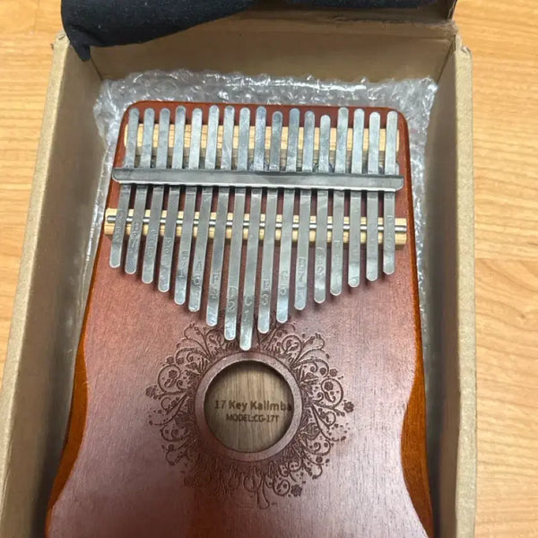 [BUNJANG] 17-Key Kalimba with Engraved Pattern / 칼림바