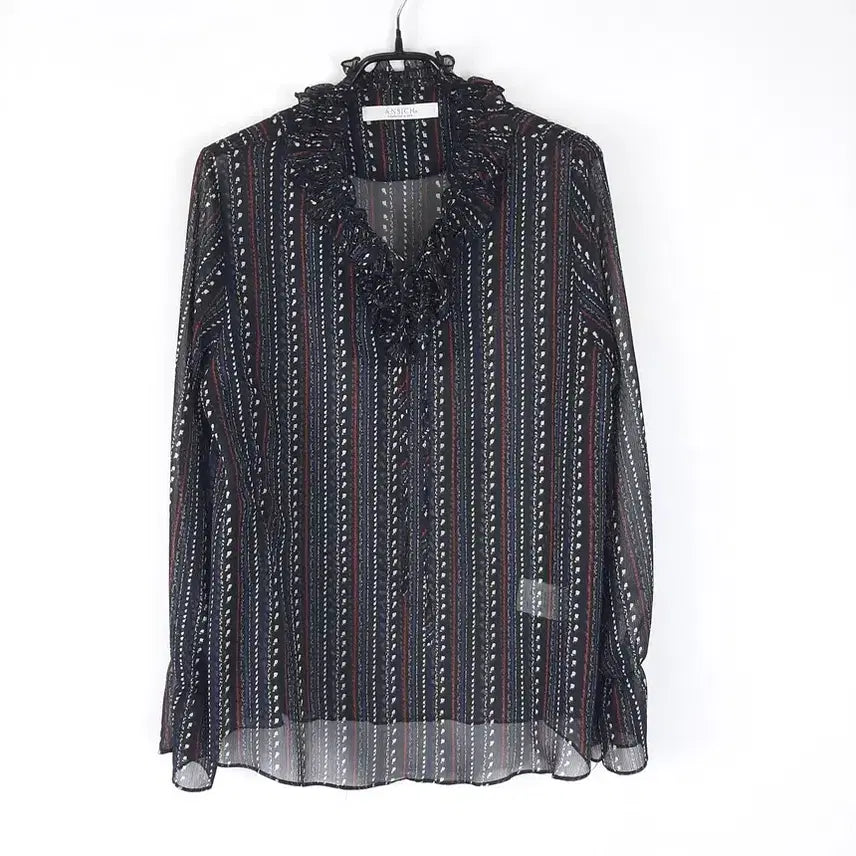 [BUNJANG] Annique Ruffle Blouse Size 66 / 안지크 프릴 블라우스 66