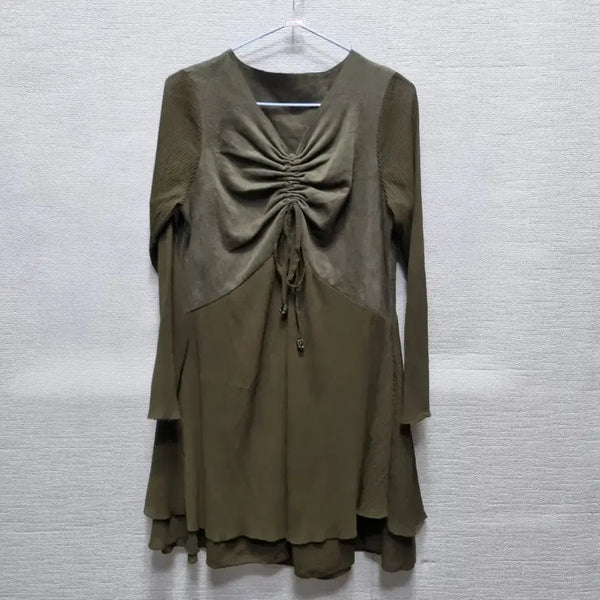 [BUNJANG] Shirring Mini Dress / 카478 셔링 미니 원피스