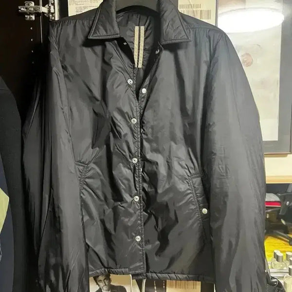 [BUNJANG] Rick Owens Black Coach Down Jacket M / 릭오웬스 블랙 코치 패딩 자켓