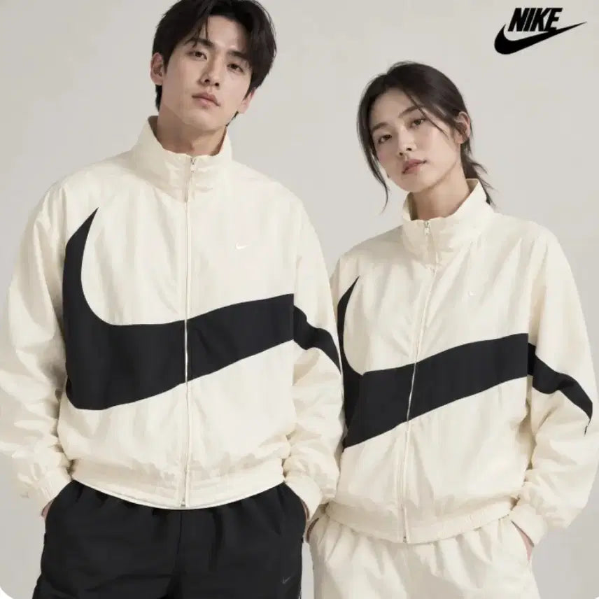 [BUNJANG] Nike Big Swoosh Windbreaker Training Pants Set / 나이키 빅스우시 바람막이 트레이닝 팬츠 세트 셋업 미개봉새상품