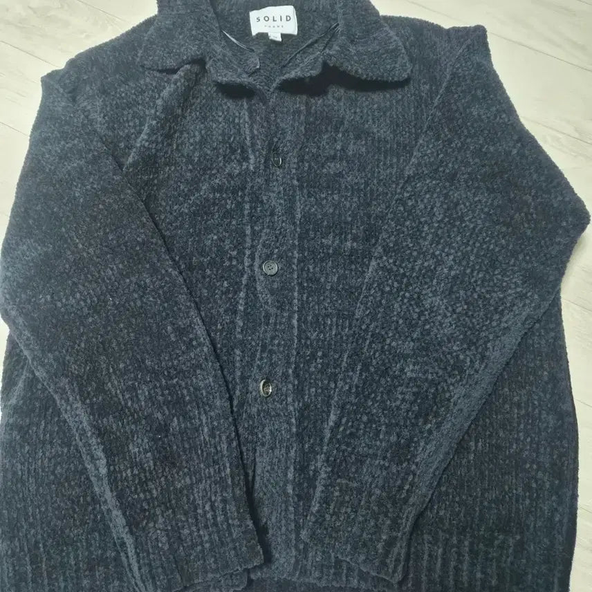 [BUNJANG] Solid Homme 24FW Boucle Cardigan / 솔리드옴므 24FW 부클 카라니트가디건