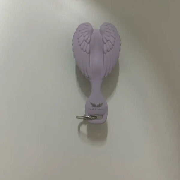 [BUNJANG] Tangle Angel Mini Brush Keyring Lavender / 탱글엔젤 미니 브러쉬키링