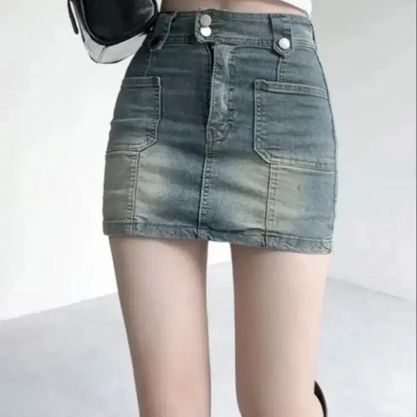 [BUNJANG] Pocket Mini Skirt / 에이블리 포켓미니스커트s