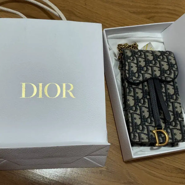 [BUNJANG] Dior Vertical Saddle Phone Pouch / 디올 버티컬 새들 휴대폰파우치 (2024년구매)