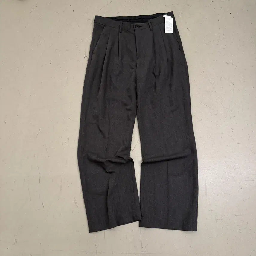 [BUNJANG] Maison Mined Two-Tuck Wide Pants / 메종미네드 투턱 와이드 팬츠 새상품