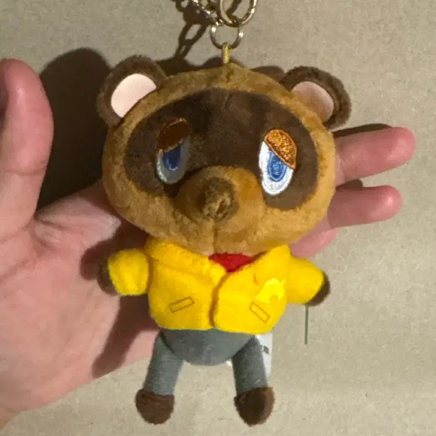 [BUNJANG] Animal Crossing Tom Nook Keychain Plush / 동물의숲 너굴 키링 인형 너굴사장