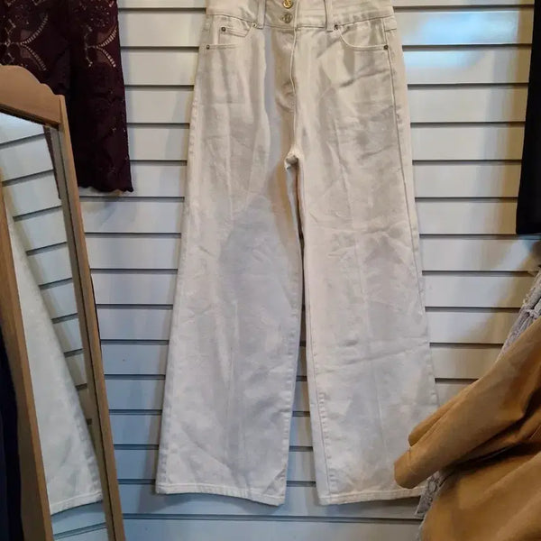 [BUNJANG] MOJO.S.FINE Wide Cotton Pants Beige / 모조에스핀 와이드 팬츠