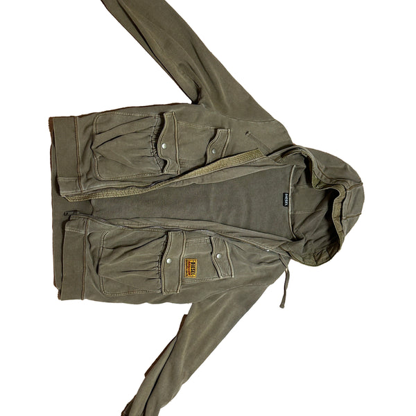 [BUNJANG] Diesel Back Padded Zip Up Jacket / Diesel Back Padded Zip Up Jacket