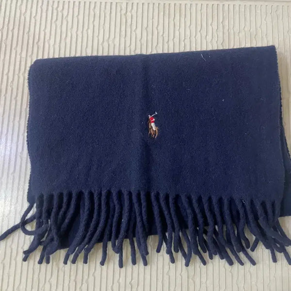 [BUNJANG] Polo Wool Muffler Navy / 폴로 머플러
