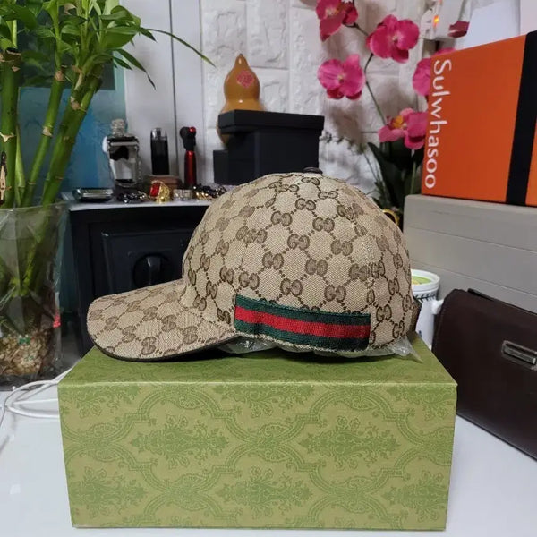 [BUNJANG] Gucci GG Pattern Baseball Cap Beige L (58) / 구찌 GG 패턴 볼캡 200035 베이지 L / 58 남여 (정품)