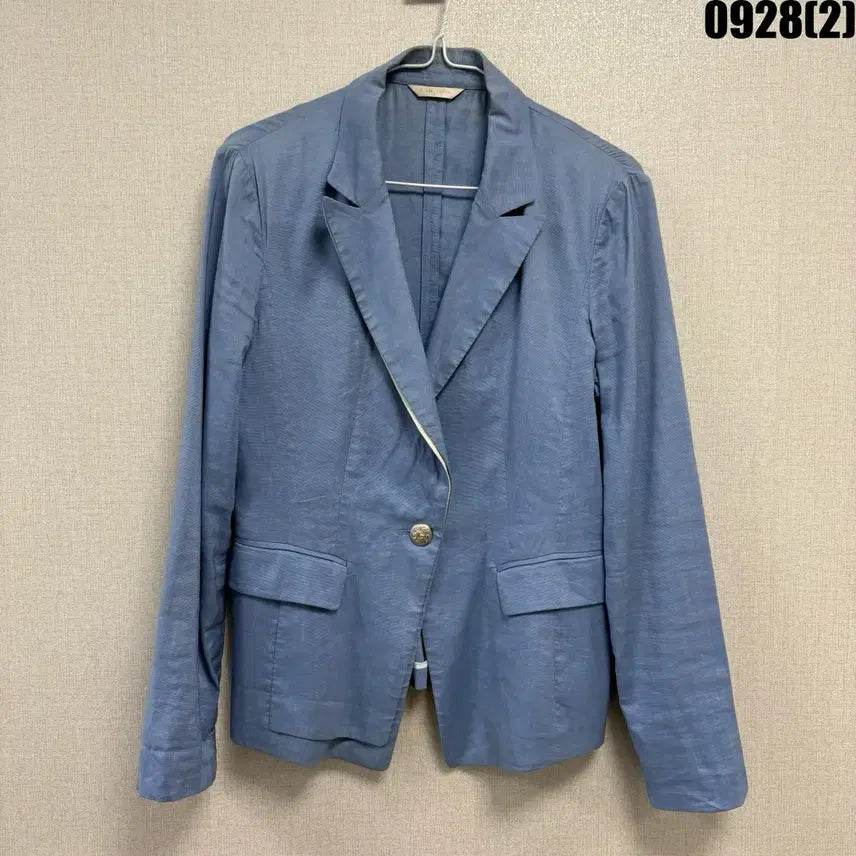 [BUNJANG] Olivia Lauren Blue Single Button Jacket Size 95 / 올리비아로렌 청색 싱글 버튼 재킷 95
