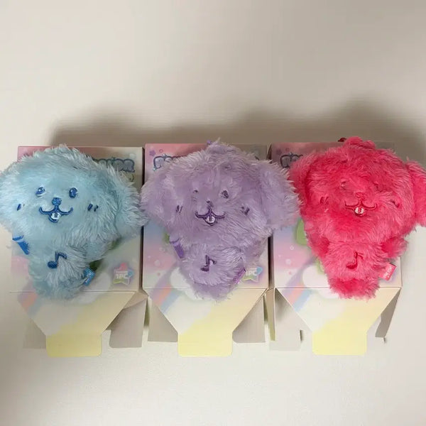 [BUNJANG] Dangtreeber Color Doll Blue, Purple, Red Bundle Set / 댕트리버 컬러돌 블루 퍼플 레드 일괄