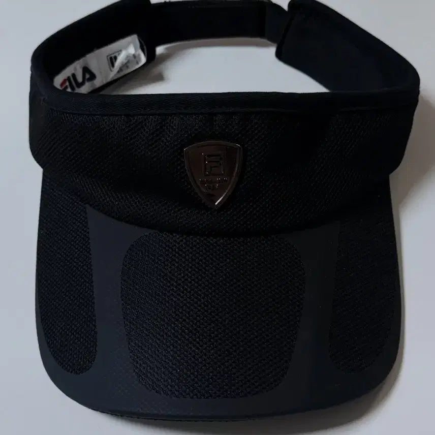 [BUNJANG] FILA Black Sun Visor Cap / FILA 휠라 블랙 선바이저 / 썬캡