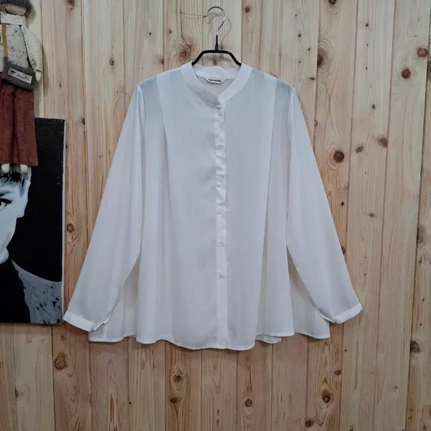 [BUNJANG] Chiffon Flowy Blouse / 쉬폰 찰랑 블라우스