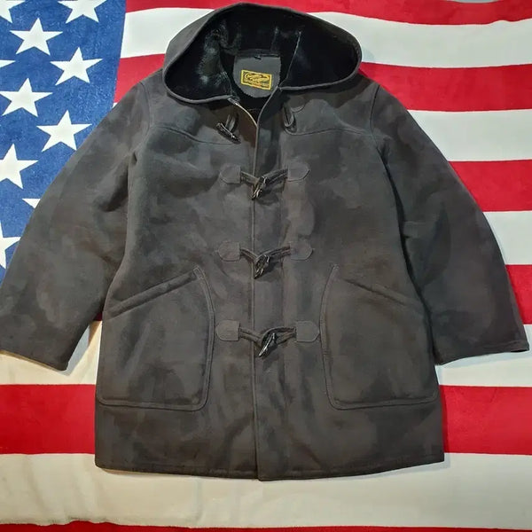 [BUNJANG] Crocodile Suede & Fur Lined Hooded Jacket / 크로커다일 떡볶이 무스탕 후드 자켓100사이즈 추천합니다 2509011