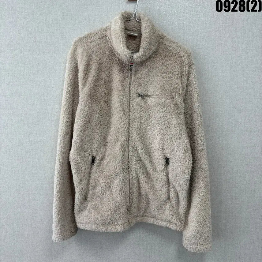 [BUNJANG] Fila Fleece Jacket Beige M / 휠라 플리스 자켓 베이지 M