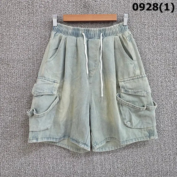 [BUNJANG] Blue Cargo Shorts - Size M / 청색 카고 반바지 m