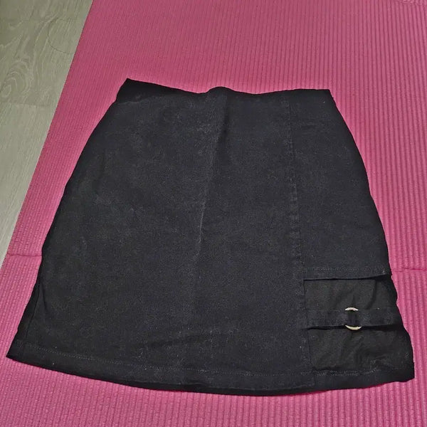 [BUNJANG] Black Mini Skirt (Size M) / 블랙 미니 스커트 M 사이즈