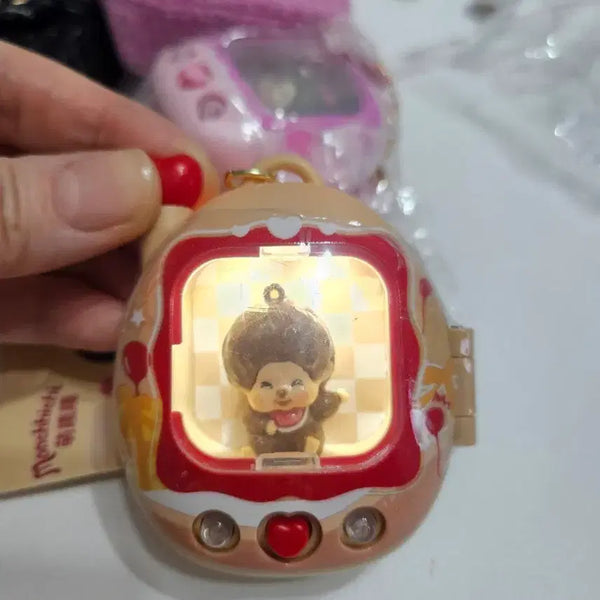 [BUNJANG] Monchhichi Tamagotchi Keychain / 몬치치 다마고치 키링