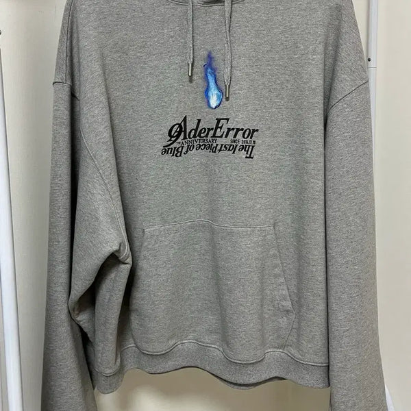 [BUNJANG] Ader Error Grey Hoodie / 아더에러 그레이 후드티
