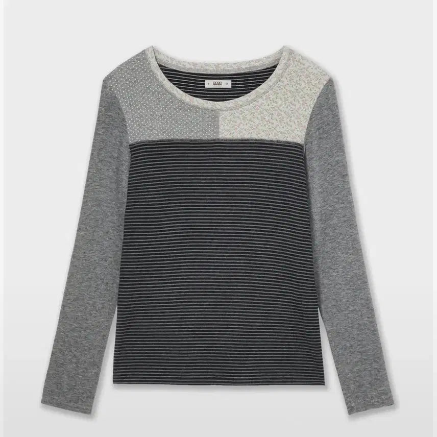[BUNJANG] Aeae 26FW Pattern Block T-Shirt (Charcoal) / Aeae 패턴 블록티(차콜) PATTERN BLOCK TEE