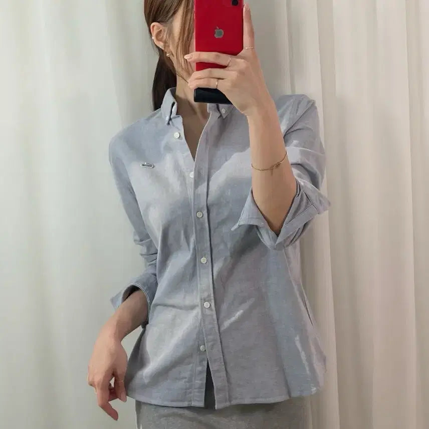 [BUNJANG] Lacoste Denim Shirt / 라코스테 데님 셔츠