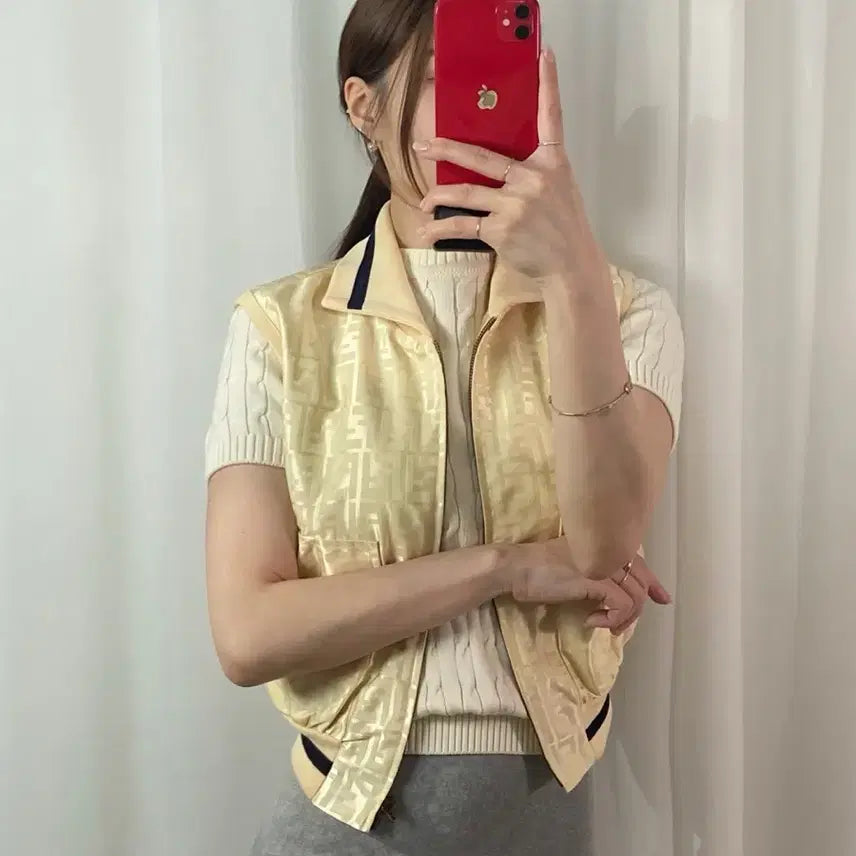 [BUNJANG] Fendi FF Jacquard Zip-Up Jacket / 펜디 FF 주카페턴 집업